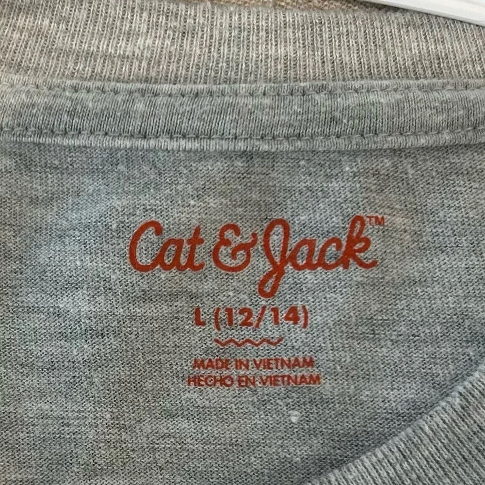 GAP, Cat & Jack Boys Long Sleeve Graphic, Striped, Raglan Tee Shirt Bundle Sz L